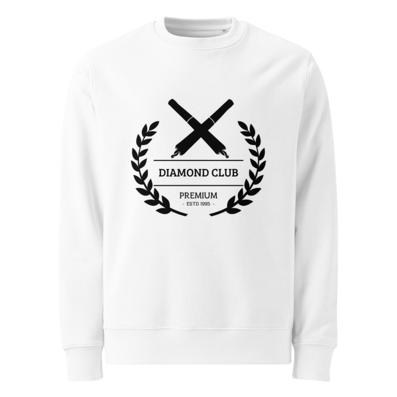 White/Black Diamond Club Crewneck