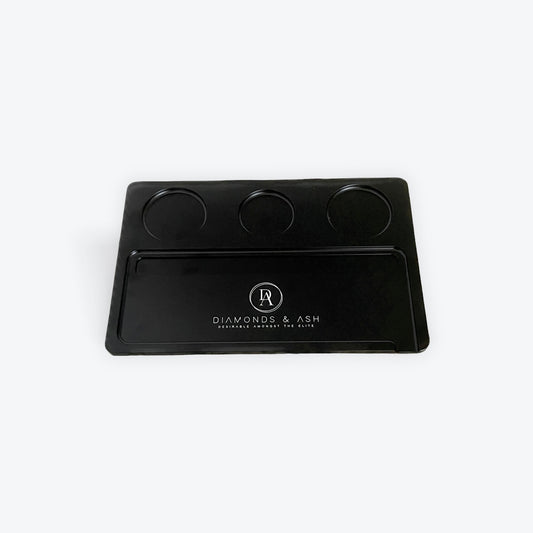 Matte Black Ceramic Rolling Tray