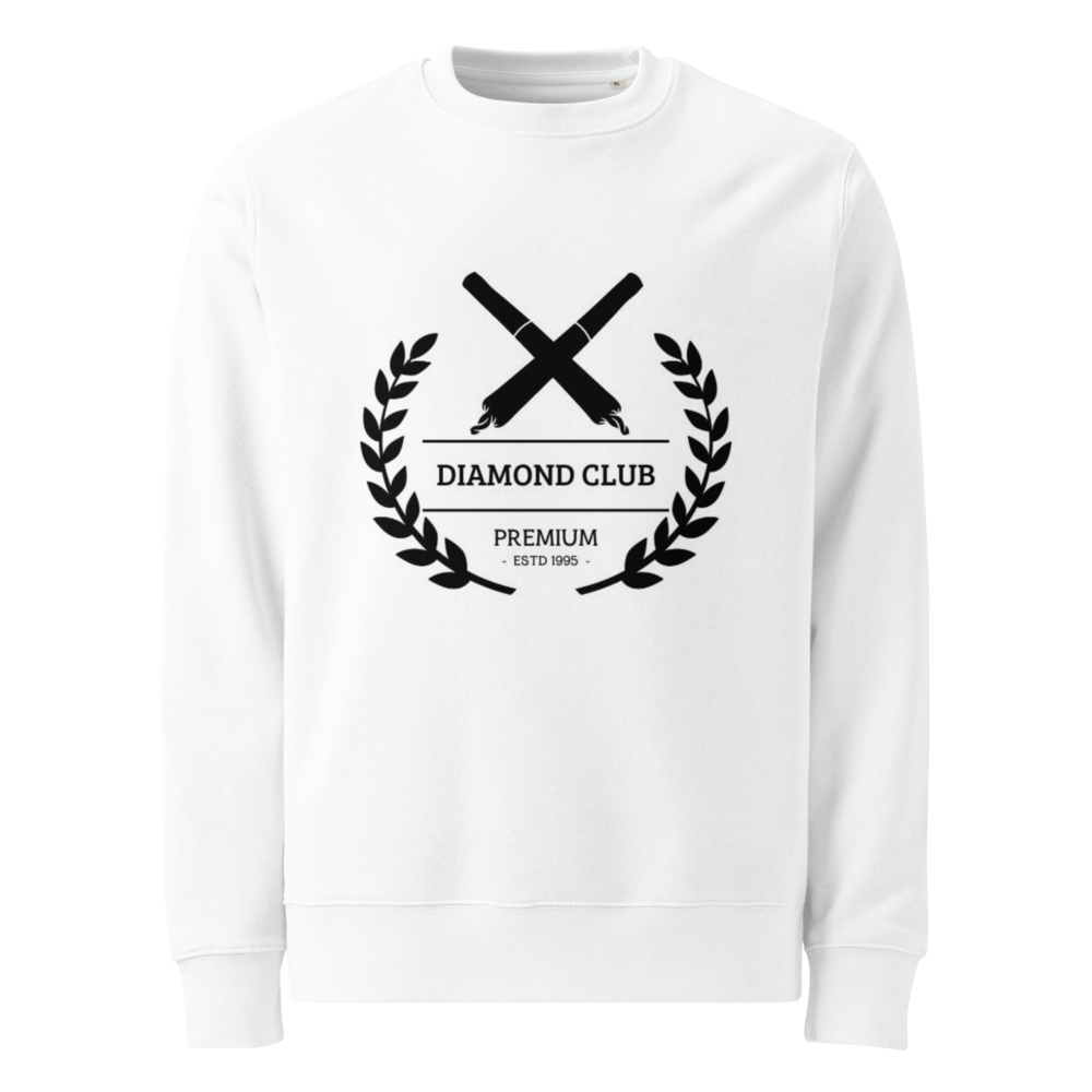 White/Black Diamond Club Crewneck