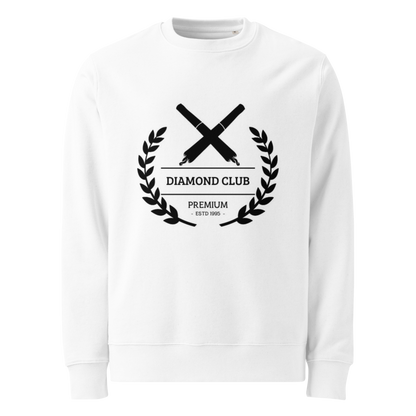 White/Black Diamond Club Crewneck