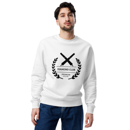 White/Black Diamond Club Crewneck